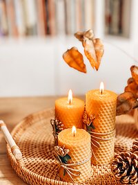 Spa Foot Massage. candle